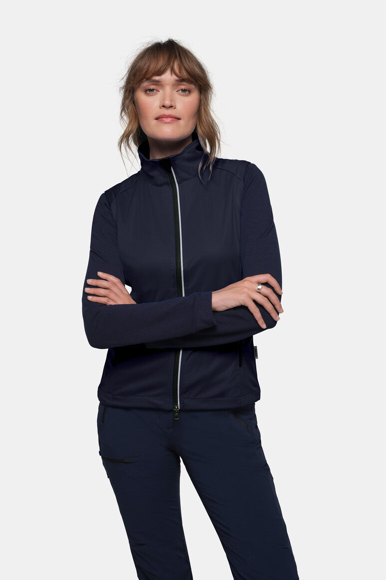 HAKRO Damen Light-Softshellweste - tinte