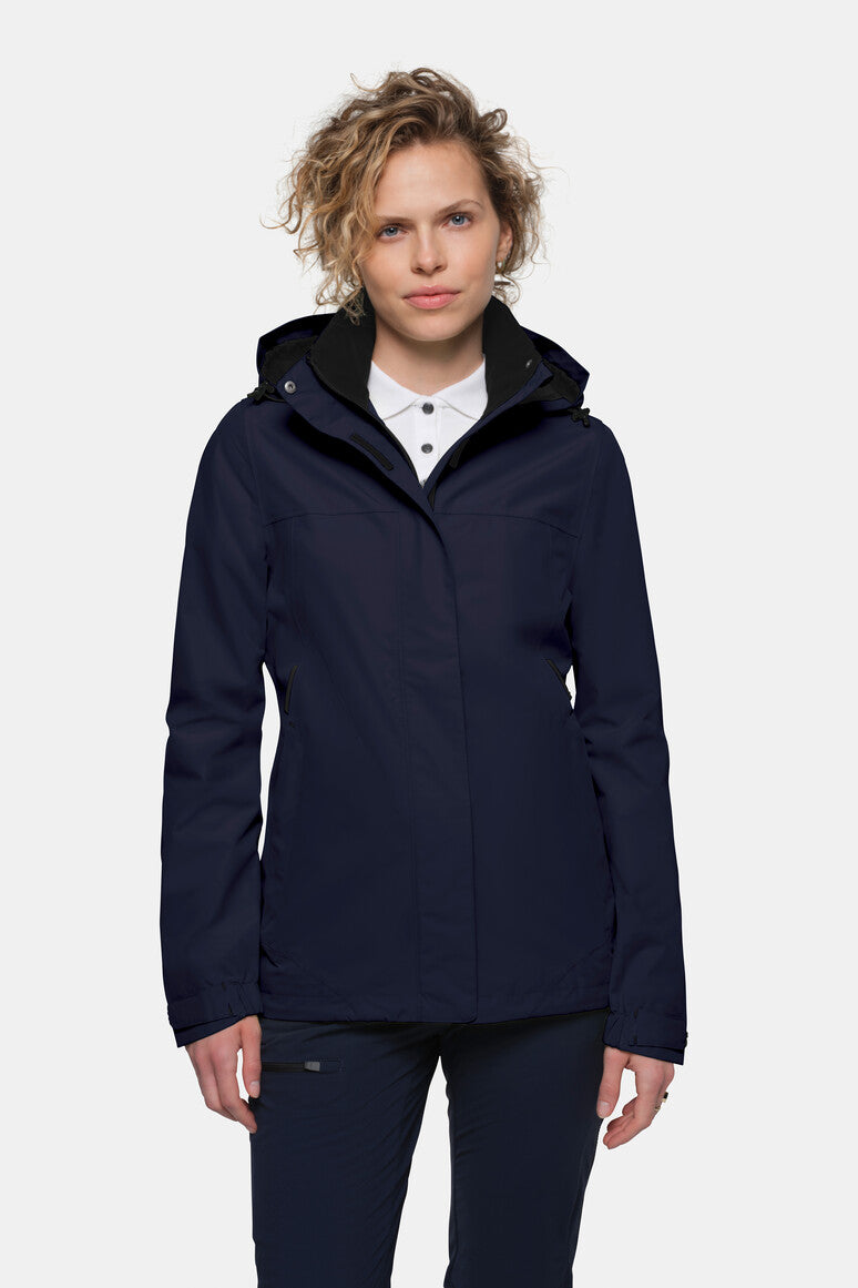 HAKRO Damen Regenjacke - tinte