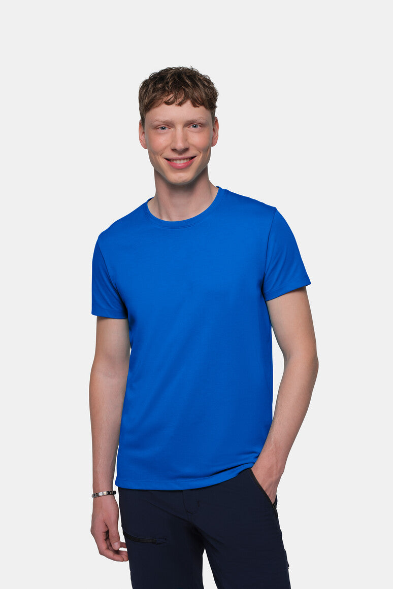 HAKRO COTTON TEC® T-Shirt - royalblau
