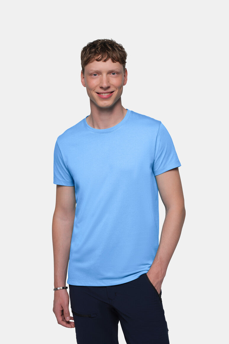 HAKRO COTTON TEC® T-Shirt - malibublau