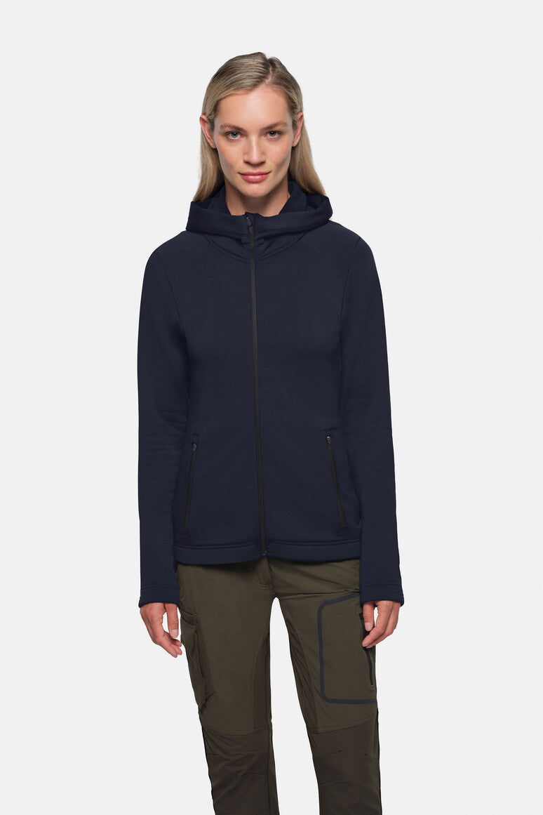 HAKRO Damen Kapuzen-Tecjacke ECO - tinte