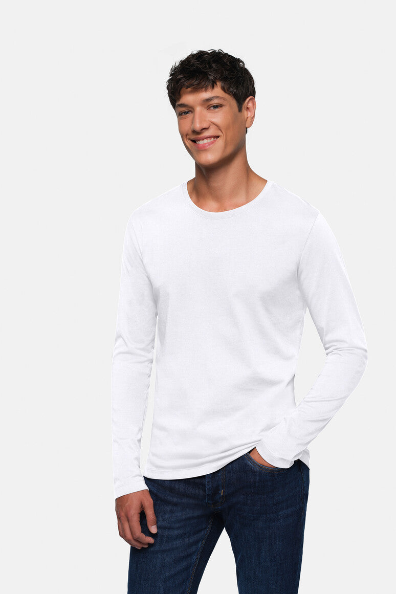 HAKRO Longsleeve Heavy - weiß