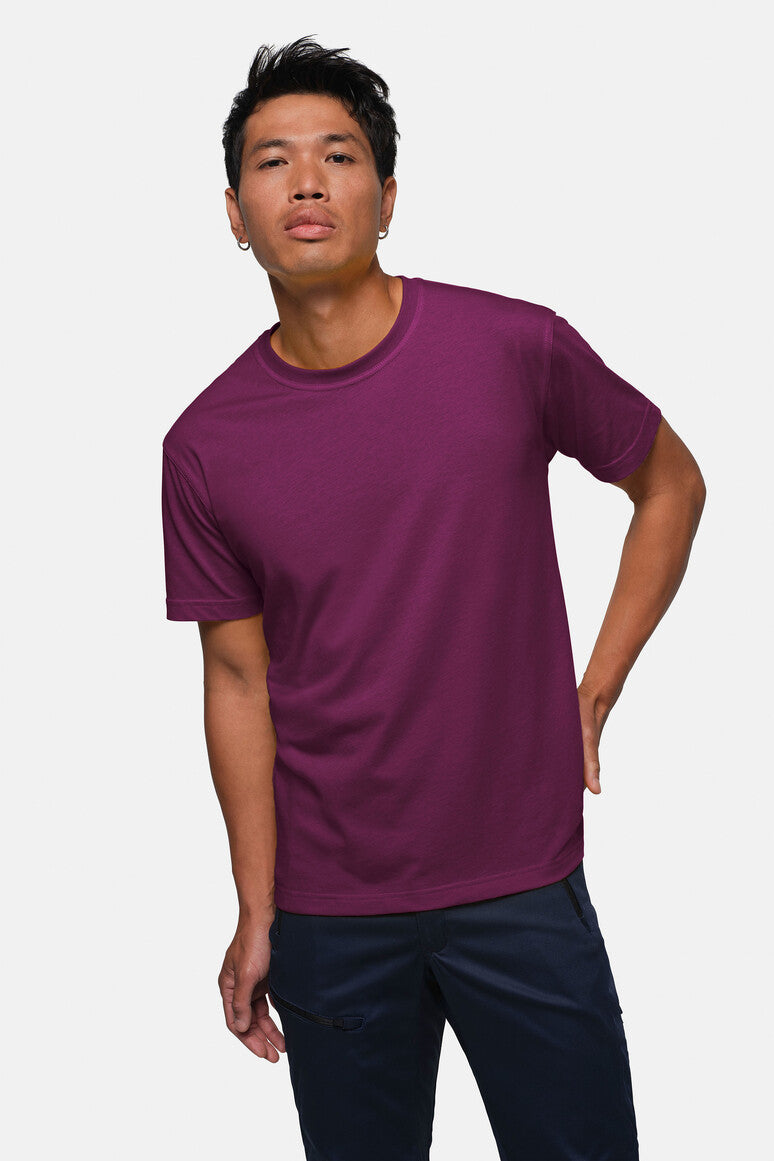 HAKRO T-Shirt MIKRALINAR® - aubergine
