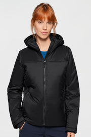 HAKRO Damen Kapuzen-Thermo-Loftjacke - schwarz