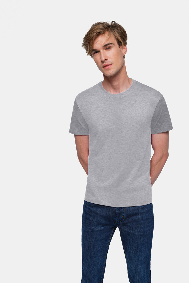 HAKRO T-Shirt Classic - grau meliert