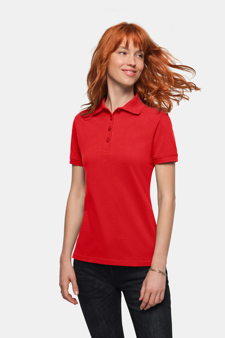 HAKRO Damen Poloshirt Bio-Baumwolle - rot