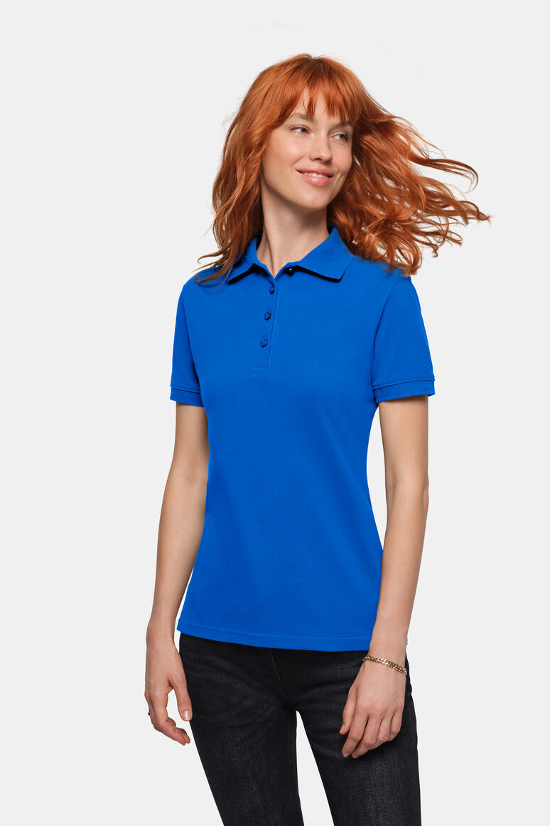HAKRO Damen Poloshirt Bio-Baumwolle - royalblau