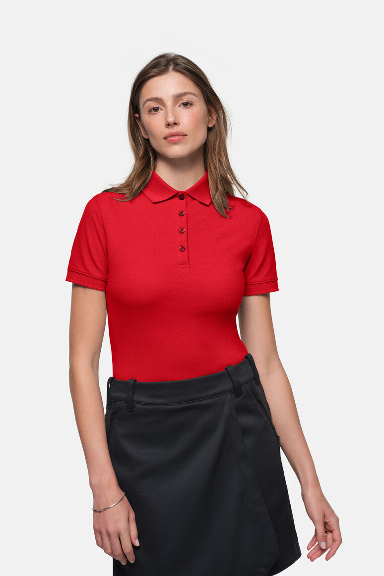 HAKRO Damen Poloshirt MIKRALINAR® ECO - rot