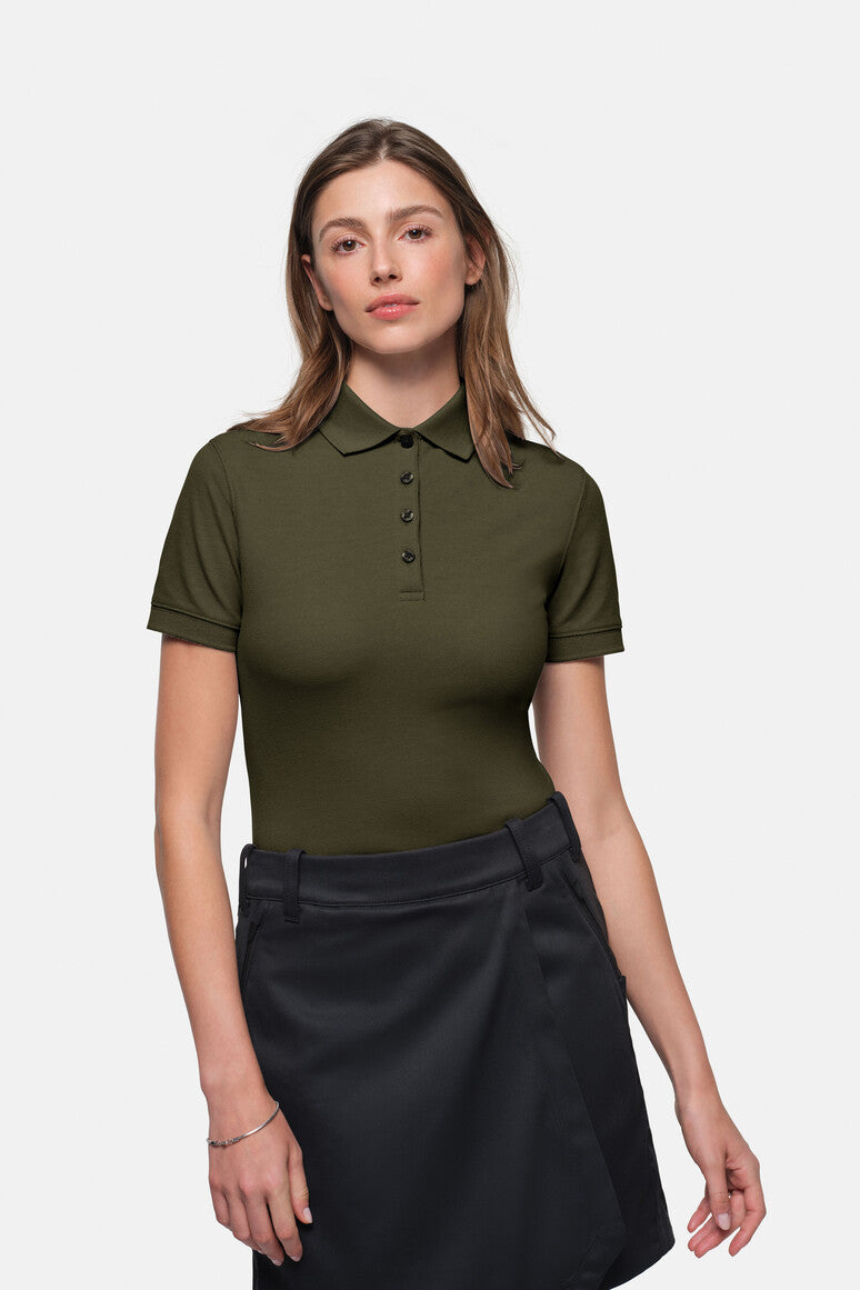 HAKRO Damen Poloshirt MIKRALINAR® ECO - olive
