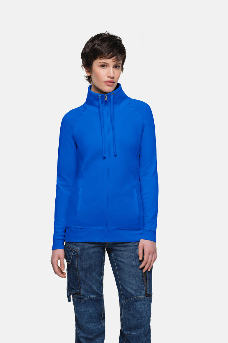 HAKRO Damen Sweatjacke Premium - royalblau