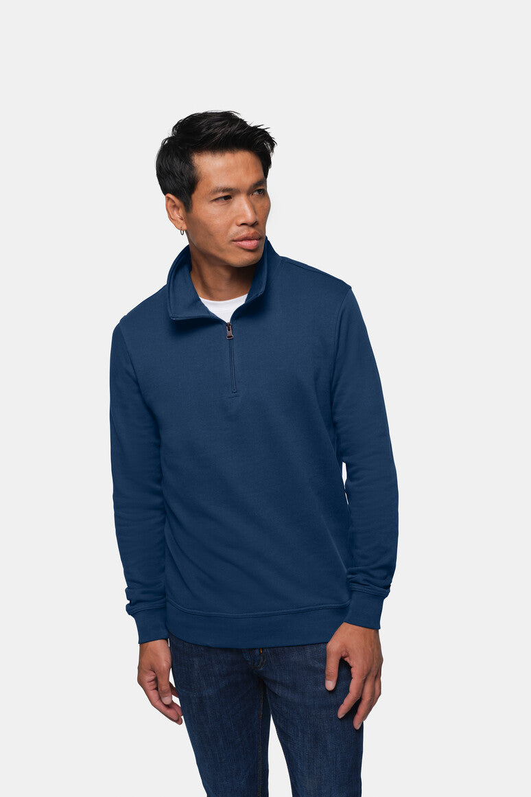 HAKRO Zip-Sweatshirt Premium - marine