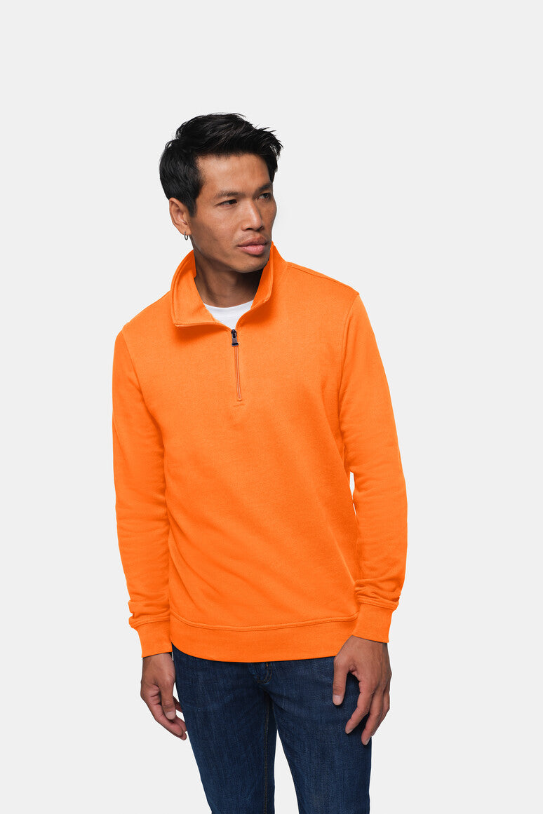 HAKRO Zip-Sweatshirt Premium - orange