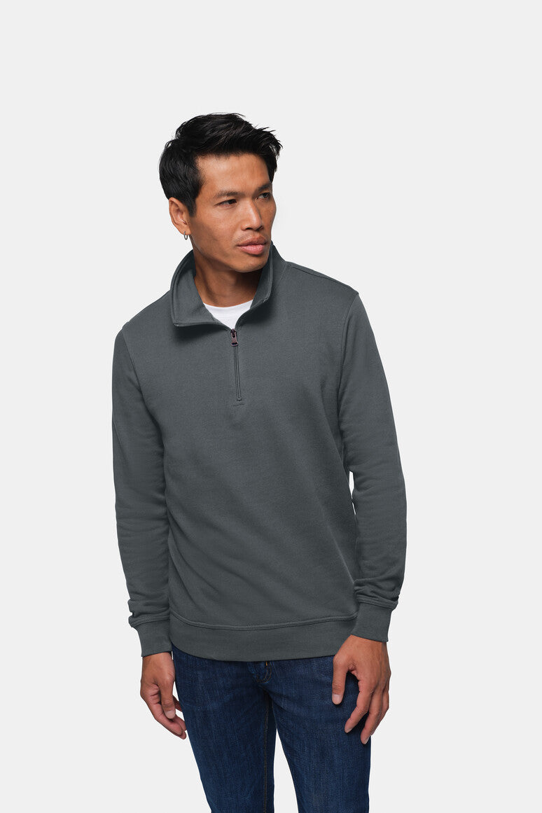 HAKRO Zip-Sweatshirt Premium - anthrazit