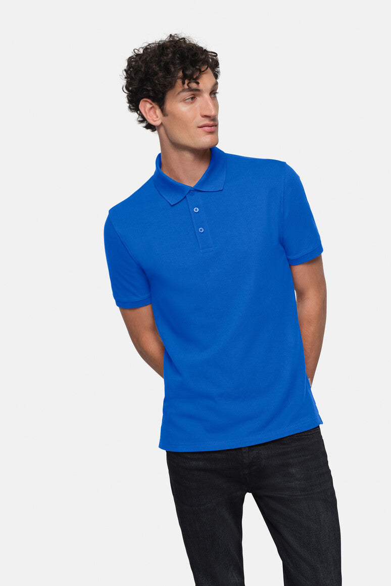 HAKRO Poloshirt Bio-Baumwolle - royalblau