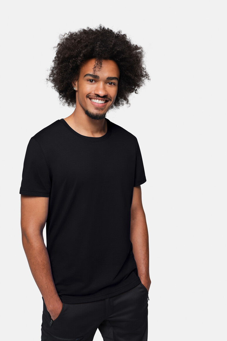 HAKRO T-Shirt MIKRALINAR® ECO - schwarz