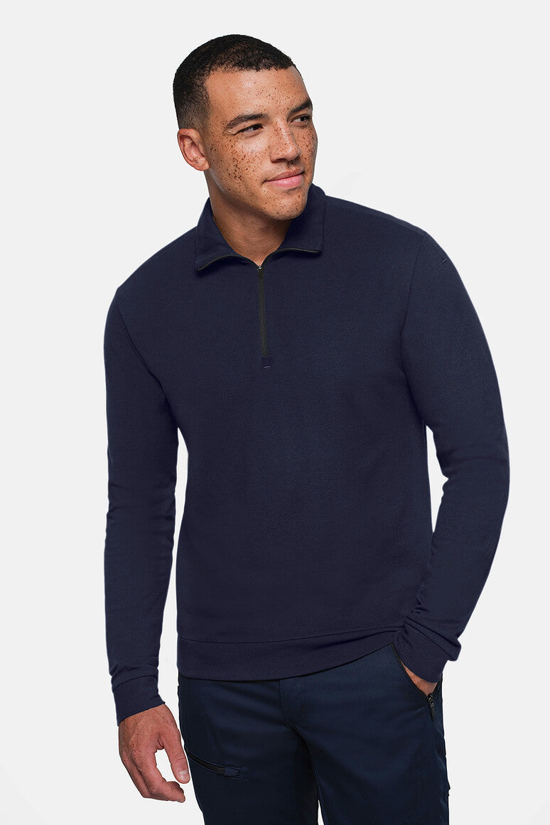 HAKRO Zip-Longsleeve Piqué MIKRALINAR® ECO - tinte