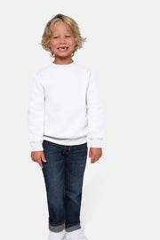 HAKRO Kinder Sweatshirt Bio-Baumwolle - weiß