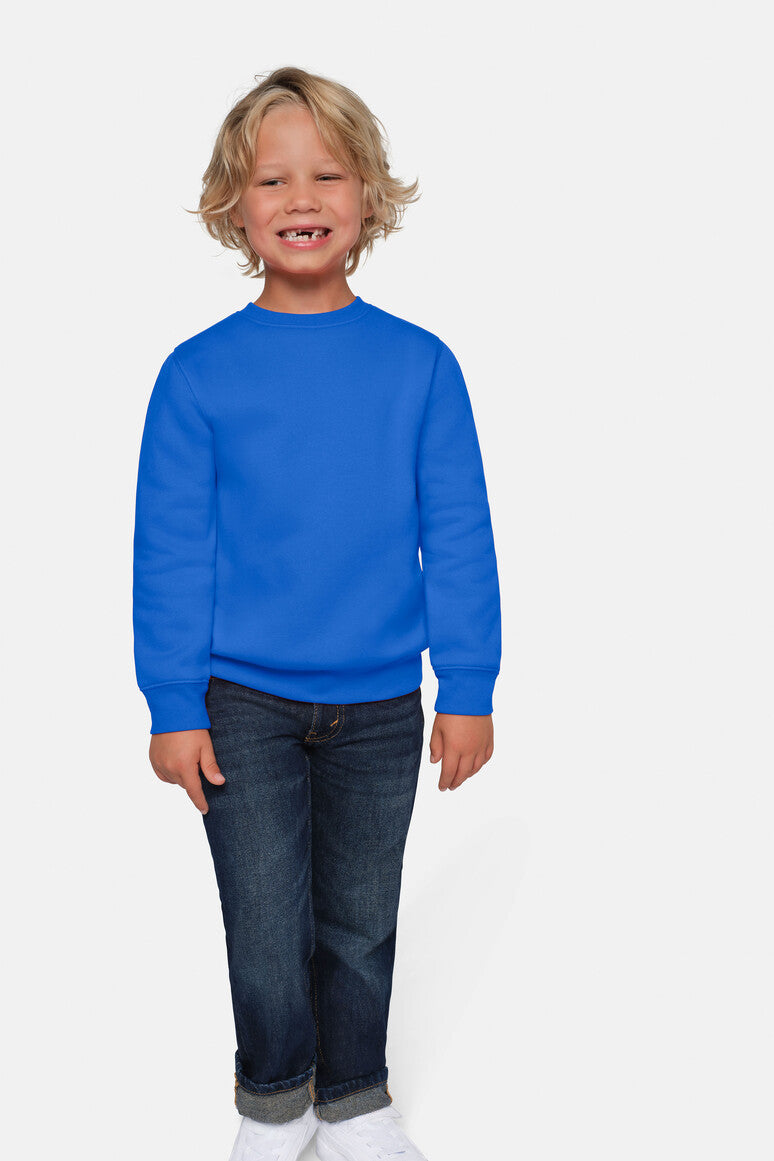 HAKRO Kinder Sweatshirt Bio-Baumwolle - royalblau
