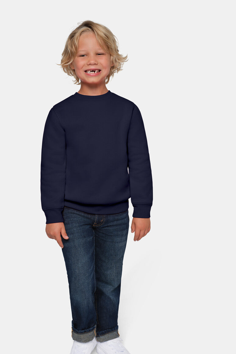 HAKRO Kinder Sweatshirt Bio-Baumwolle - tinte