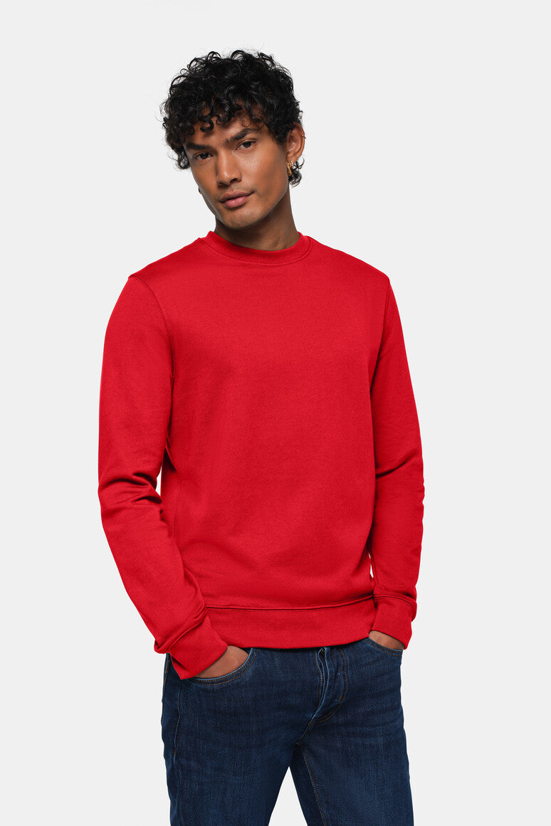 HAKRO Sweatshirt MIKRALINAR® ECO - rot