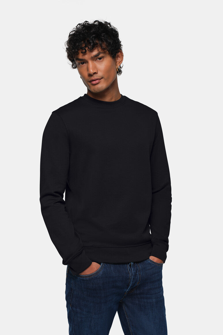 HAKRO Sweatshirt MIKRALINAR® ECO - schwarz