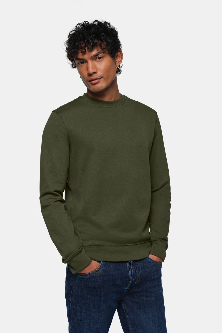 HAKRO Sweatshirt MIKRALINAR® ECO - olive