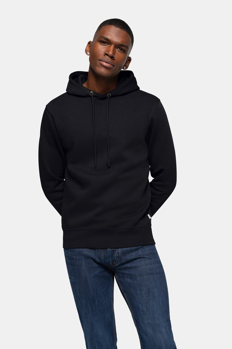 HAKRO Kapuzen-Sweatshirt Bio-Baumwolle - schwarz