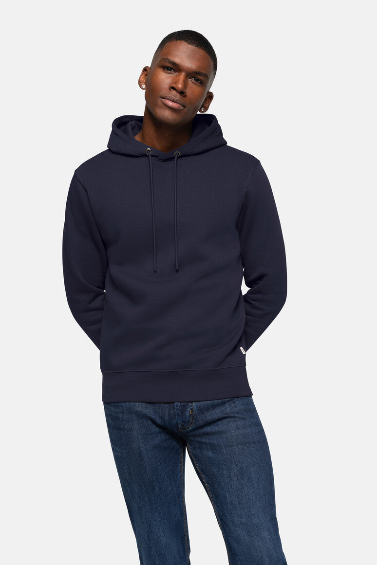 HAKRO Kapuzen-Sweatshirt Bio-Baumwolle - tinte