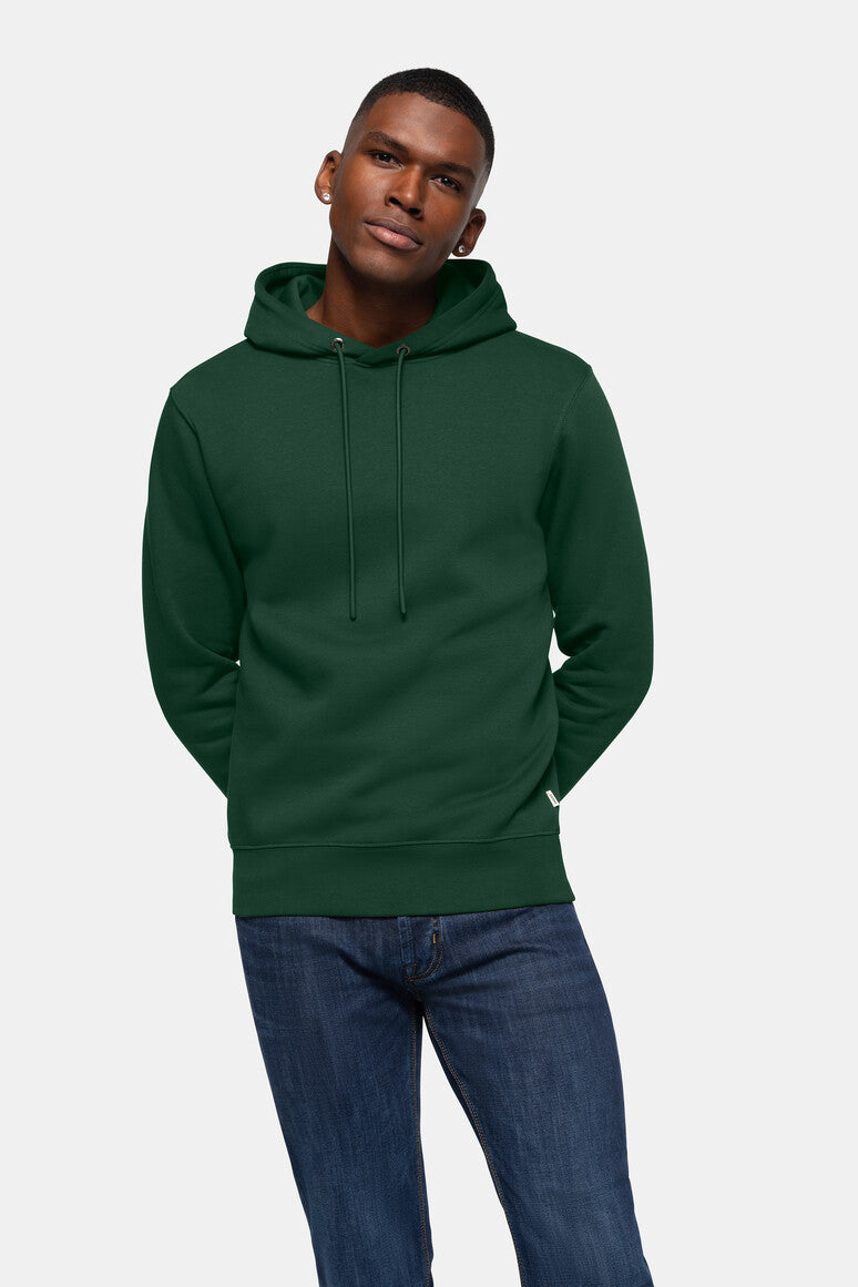 HAKRO Kapuzen-Sweatshirt Bio-Baumwolle - tanne