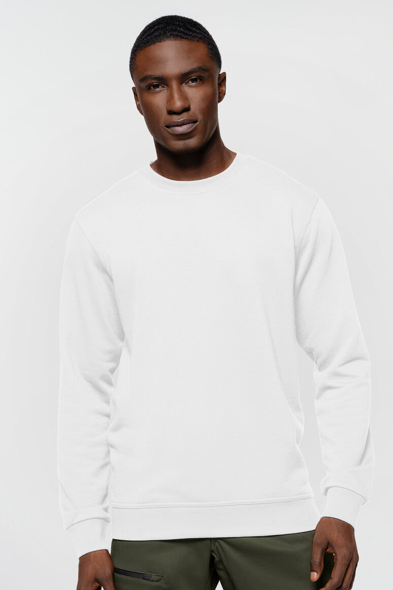 Label-Free Sweatshirt Heavy MIKRALINAR® ECO - weiß