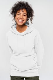 Label-Free Kapuzen-Sweat Heavy MIKRALINAR® ECO - weiß