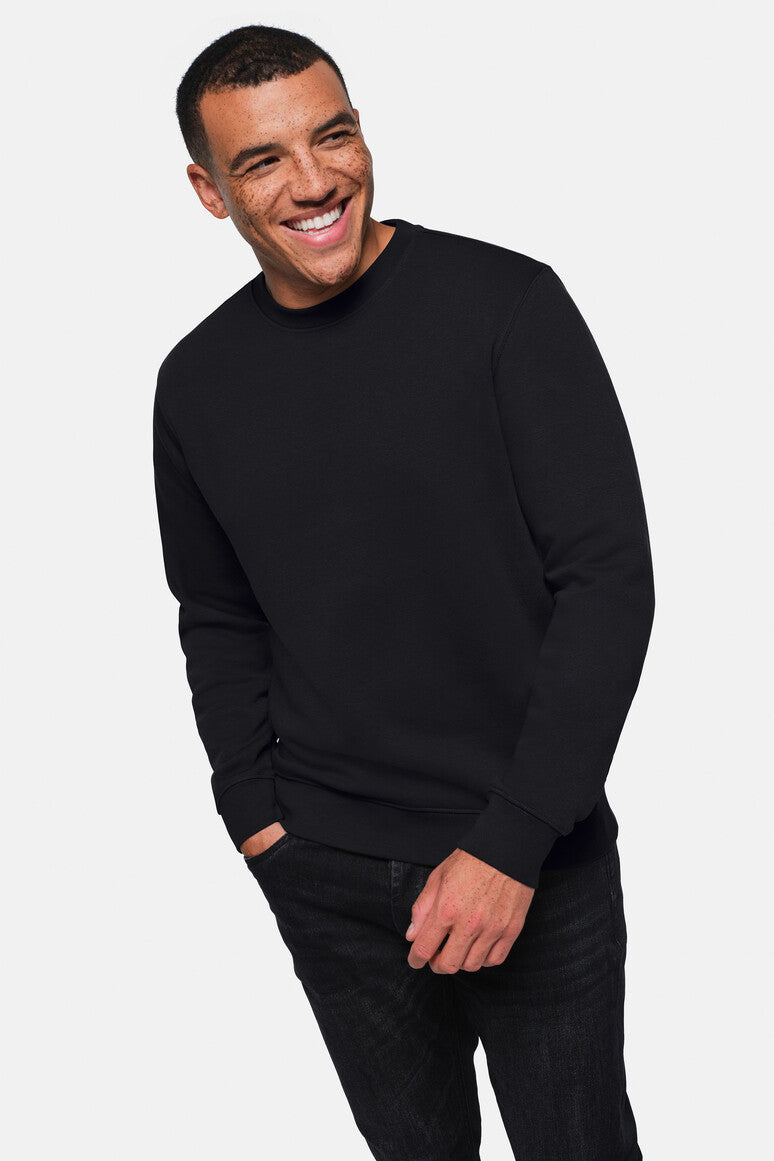 HAKRO Sweatshirt Bio-Baumwolle - schwarz