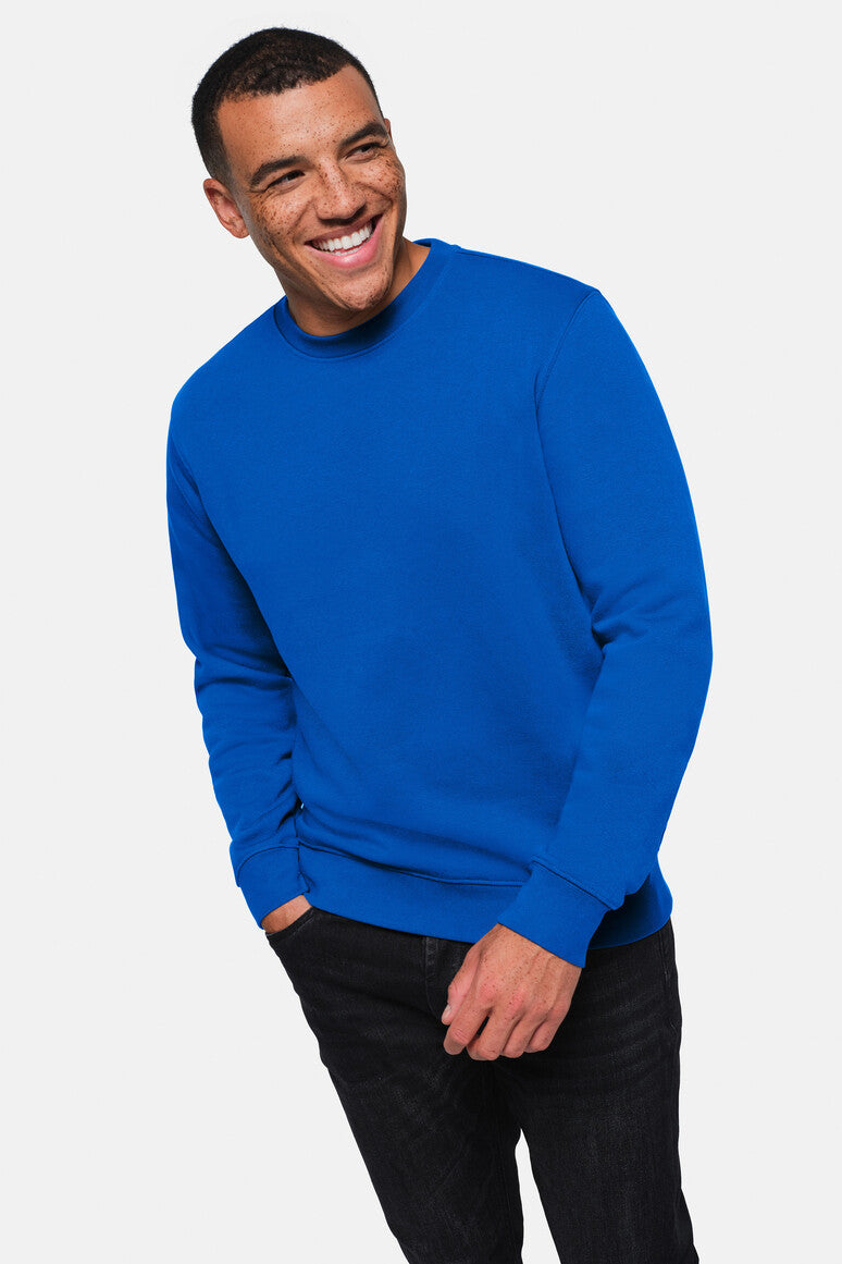HAKRO Sweatshirt Bio-Baumwolle - royalblau