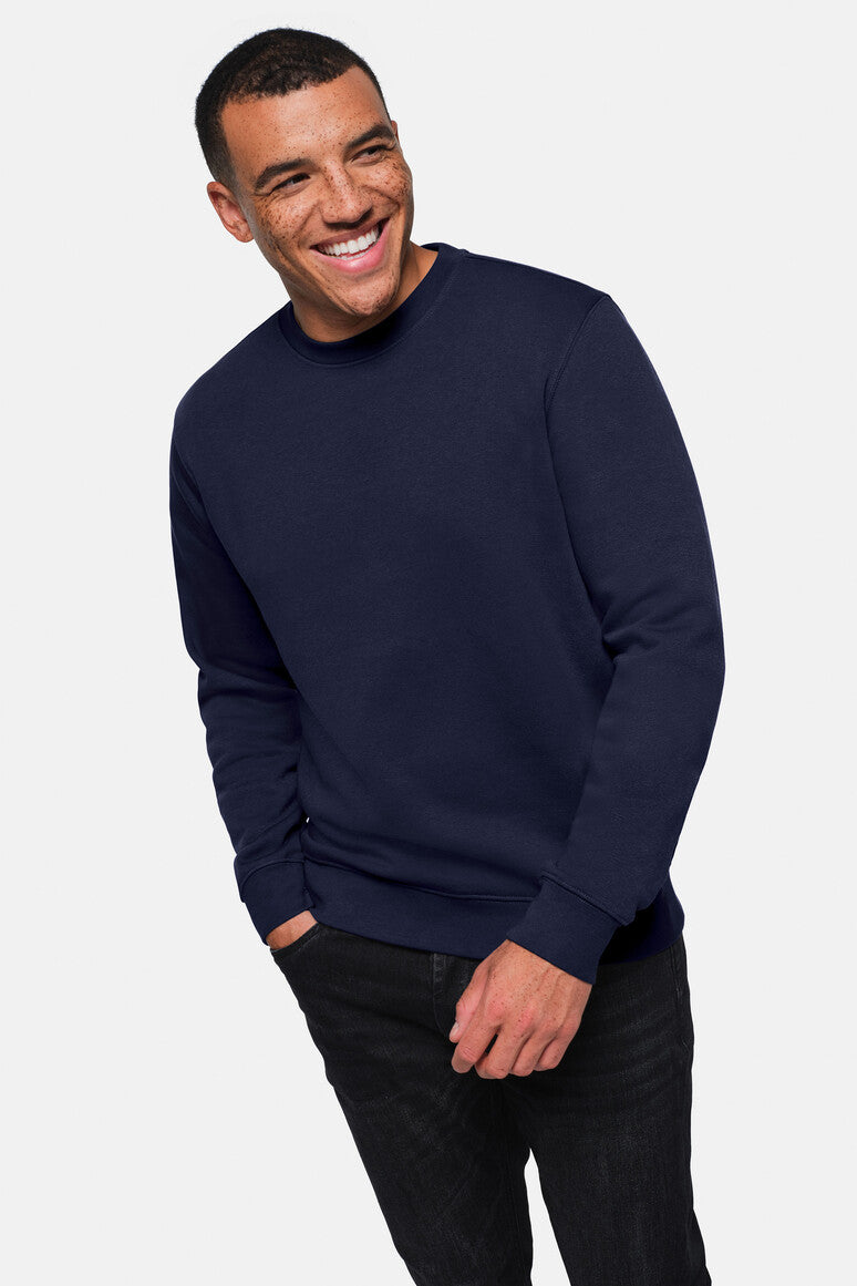 HAKRO Sweatshirt Bio-Baumwolle - tinte