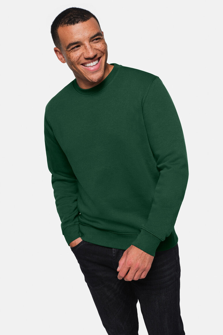 HAKRO Sweatshirt Bio-Baumwolle - tanne