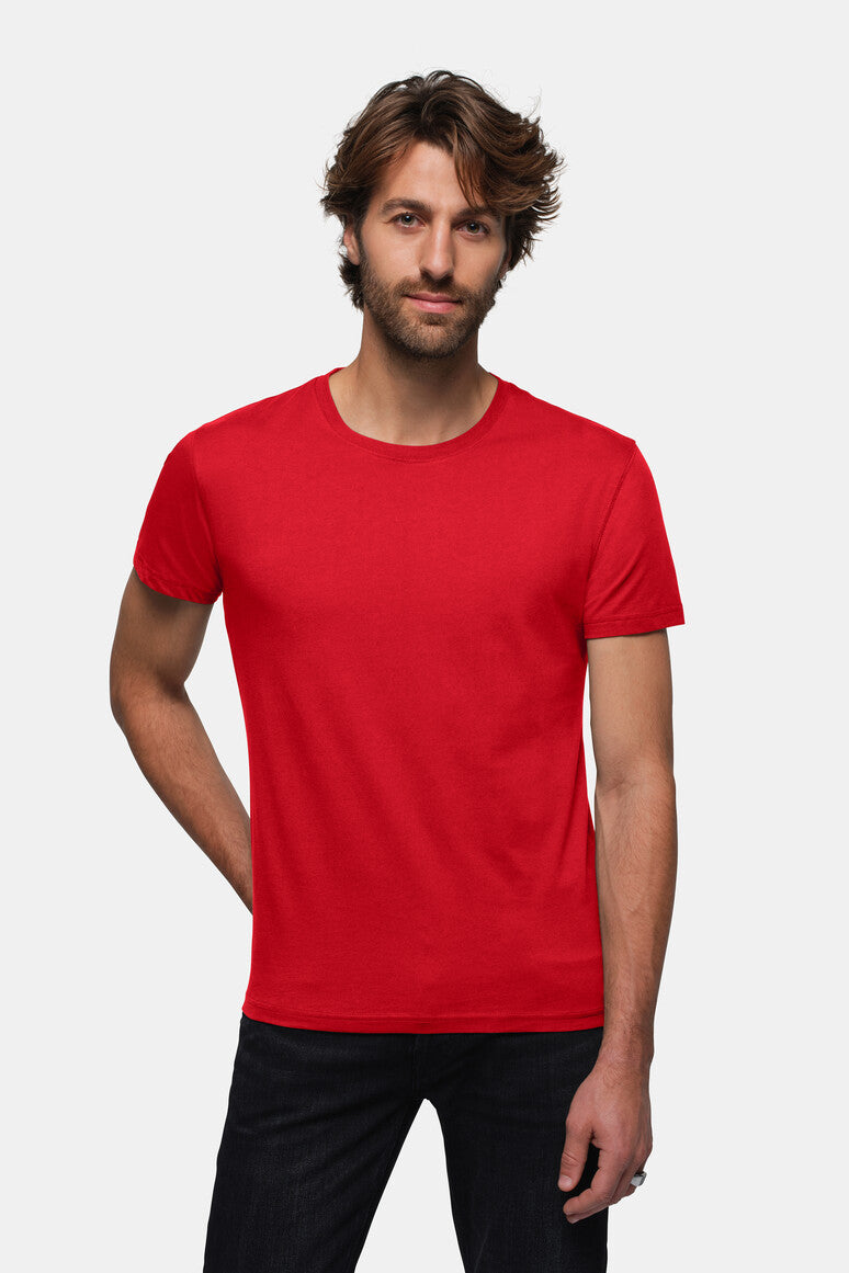 HAKRO T-Shirt Bio-Baumwolle - rot