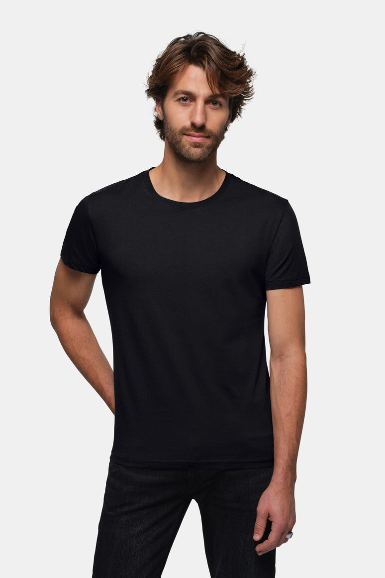 HAKRO T-Shirt Bio-Baumwolle - schwarz