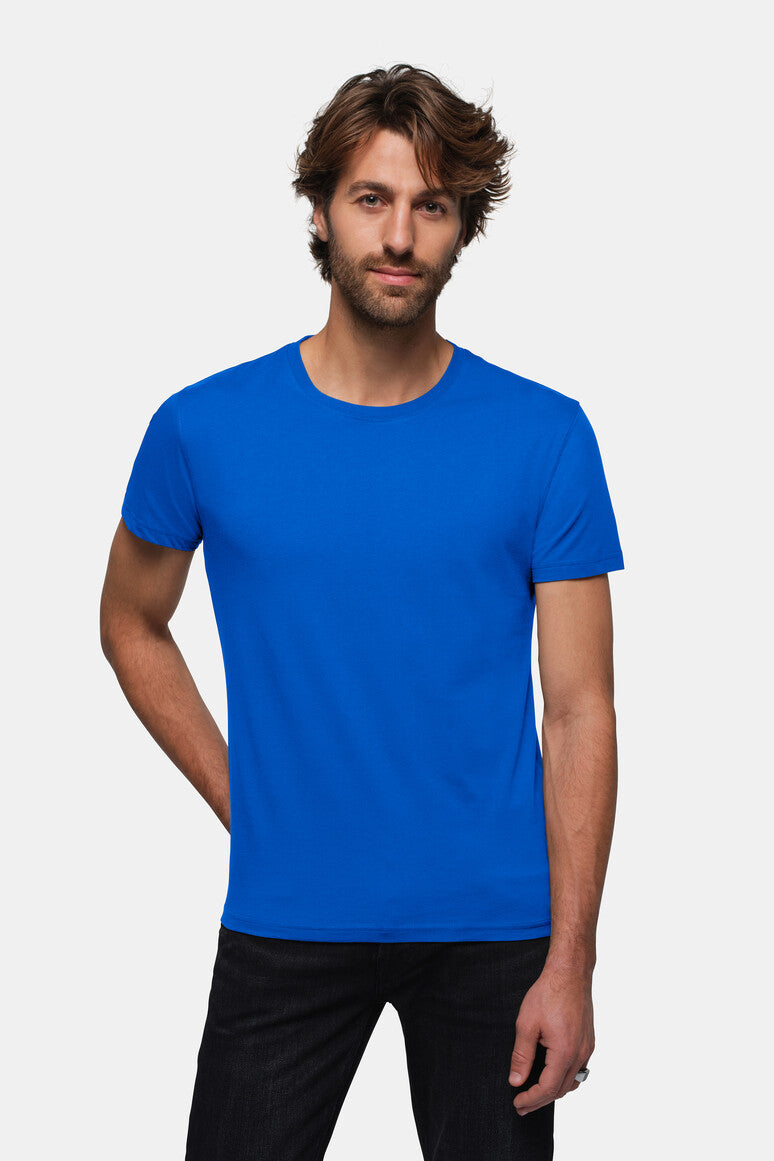 HAKRO T-Shirt Bio-Baumwolle - royalblau