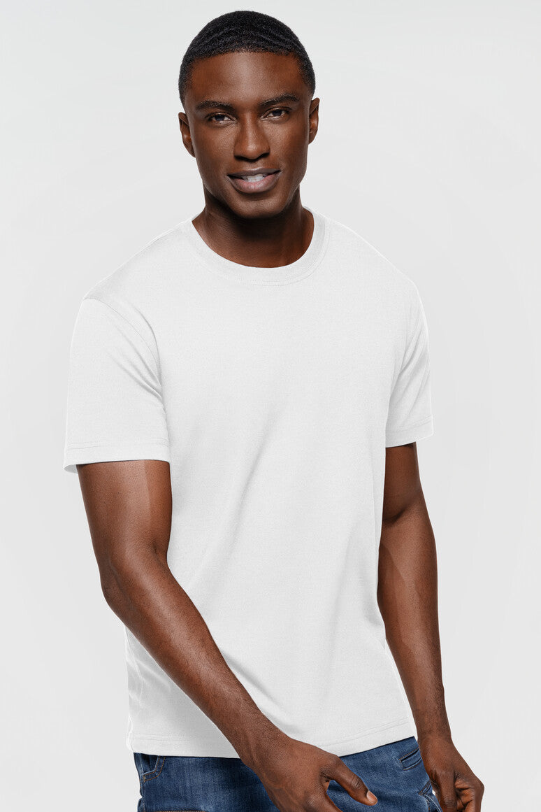 Label-Free T-Shirt Heavy MIKRALINAR® ECO - weiß