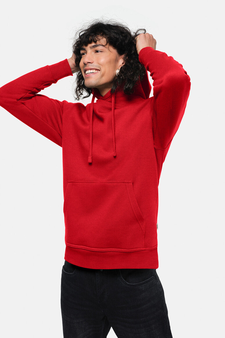 HAKRO Kapuzen-Sweatshirt Premium - rot