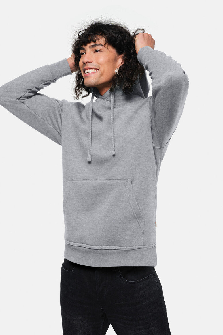 HAKRO Kapuzen-Sweatshirt Premium - grau meliert