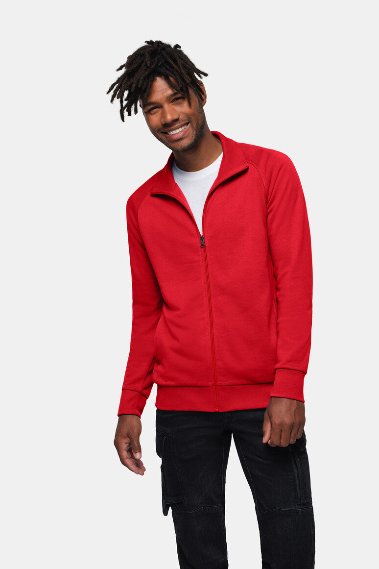 HAKRO Sweatjacke Premium - rot