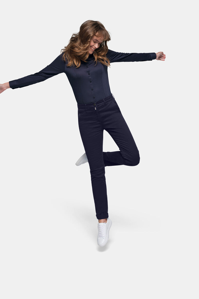 HAKRO Damen Chinohose X-Stretch - tinte