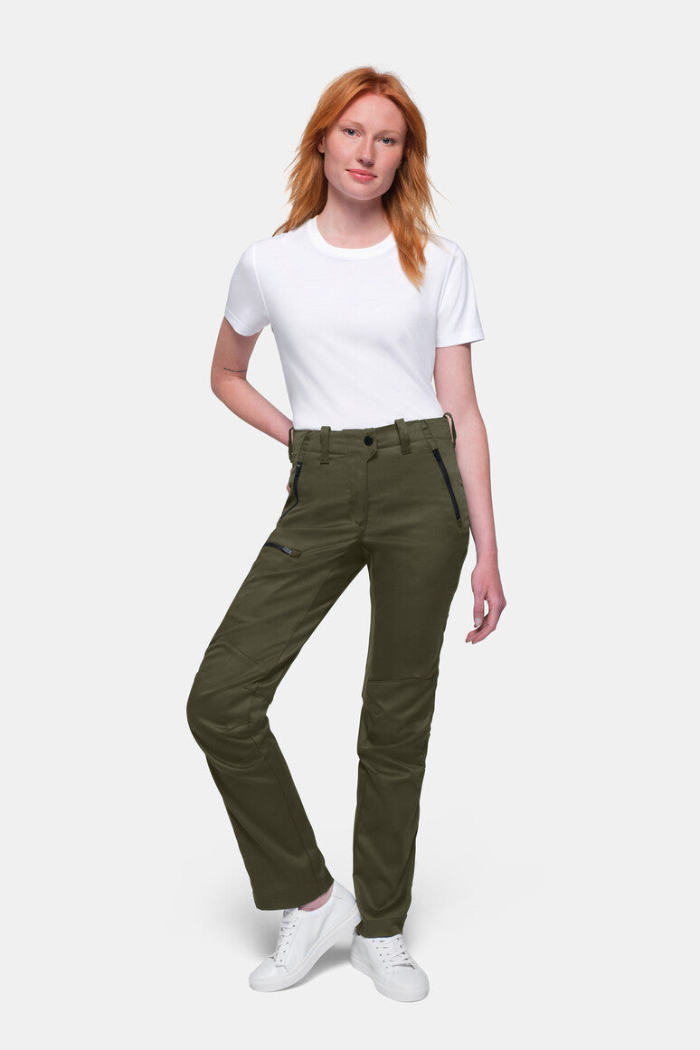 HAKRO Damen Performancehose ECO - olive