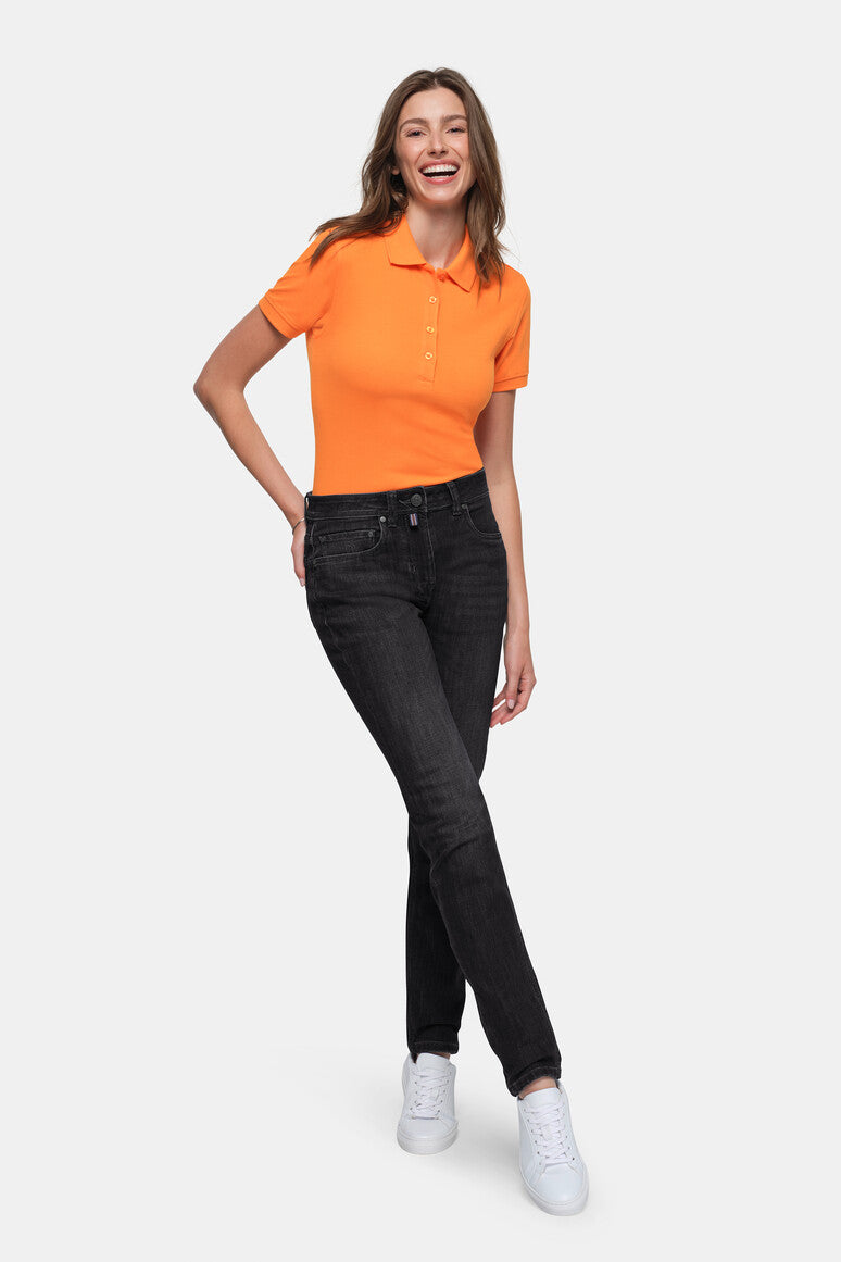 HAKRO Damen 5-Pocket-Jeanshose X-Stretch ECO - schwarz