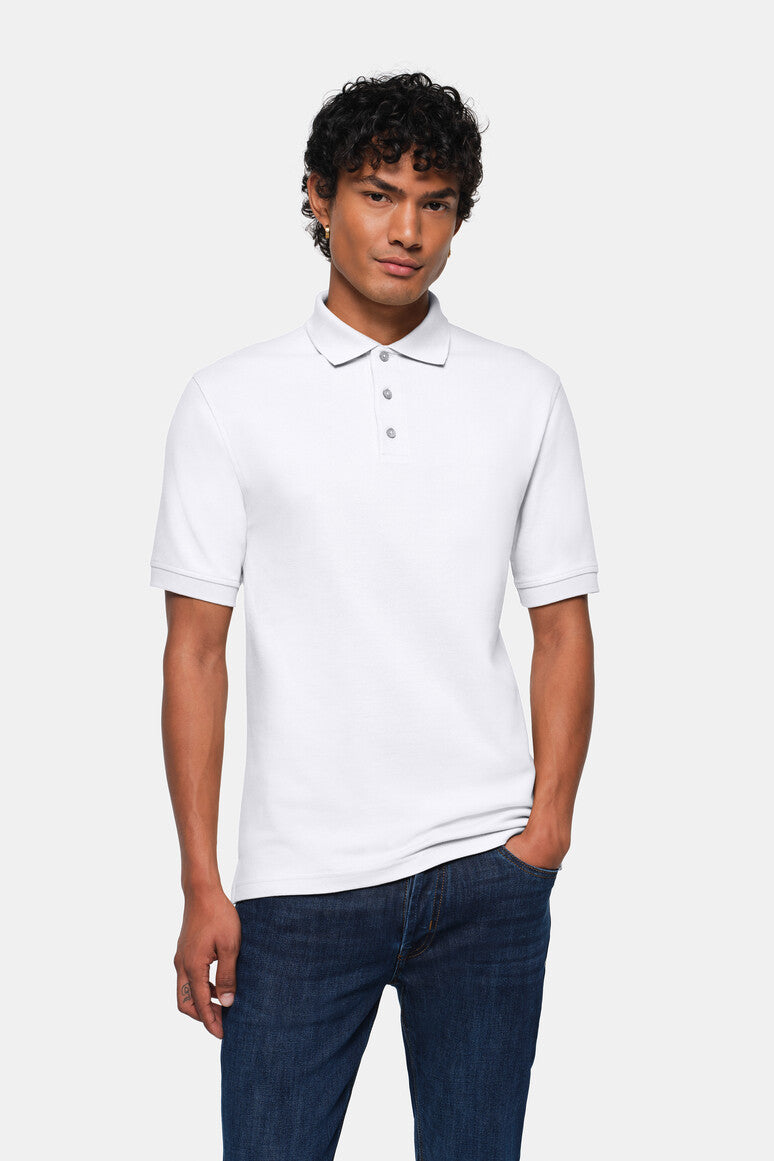 HAKRO Poloshirt Top - weiß