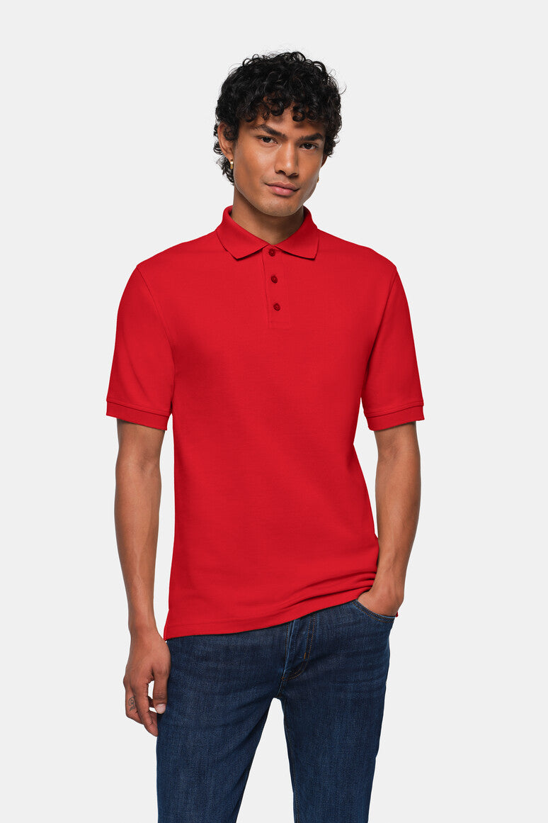 HAKRO Poloshirt Top - rot