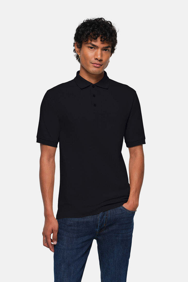 HAKRO Poloshirt Top - schwarz
