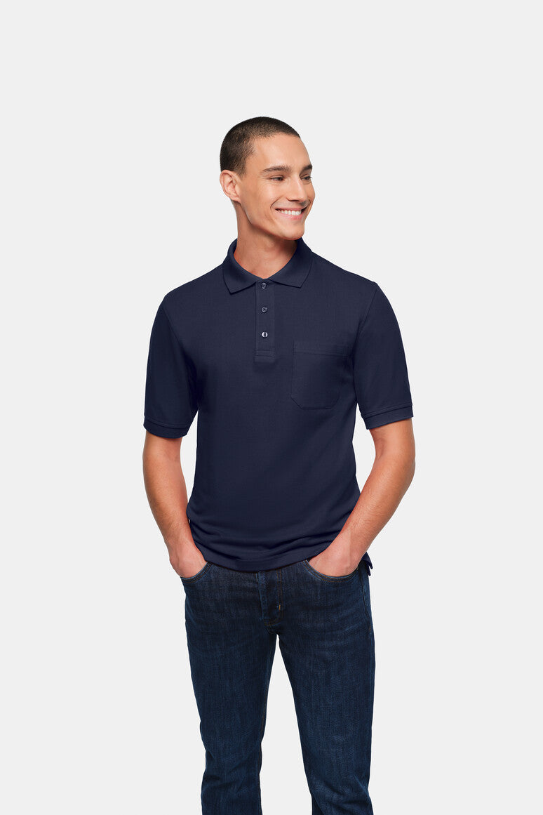 HAKRO Pocket-Poloshirt Top - tinte