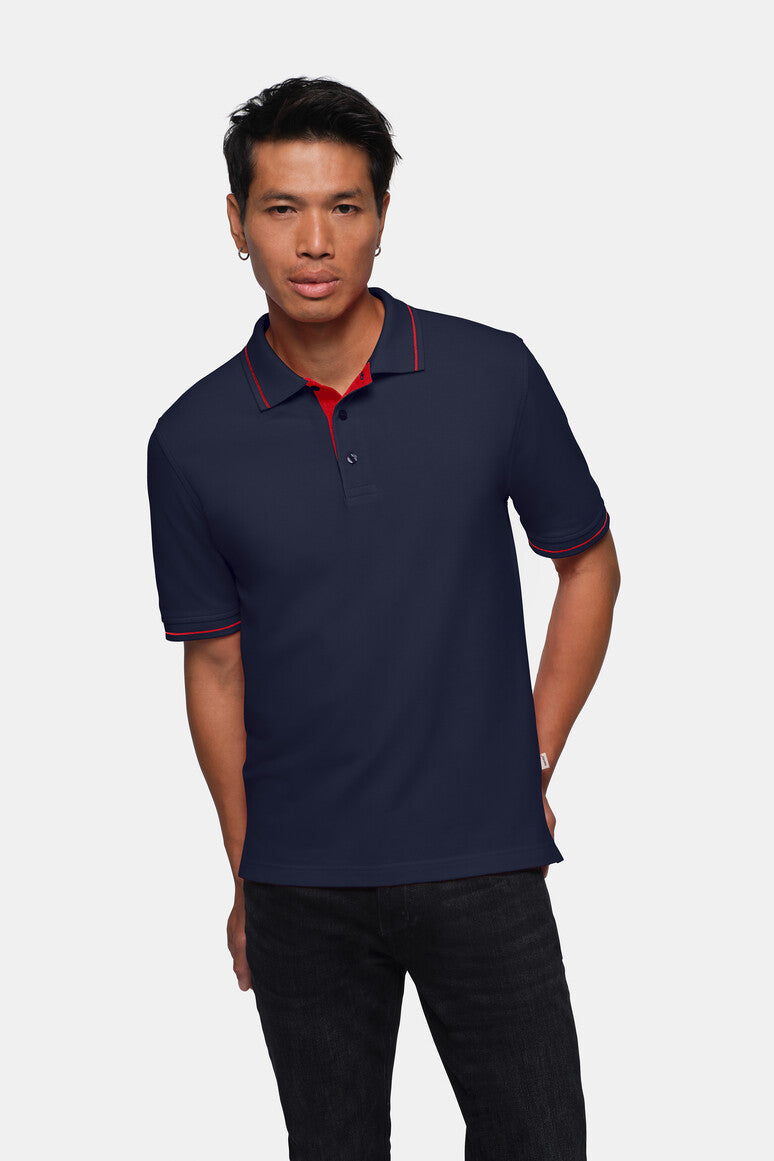 HAKRO Poloshirt Casual - tinte/rot